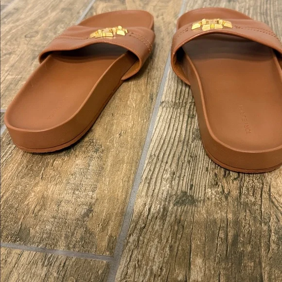 Tory Burch Everly Anatomic Cloud Paris Nappa Slide Sandle slip on size 9.5 - Picture 5 of 6